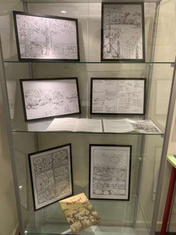 Quartier rouge - Au loup ! Chronique d'un retour - Croquis, carnet d’enquête et dessins préparatoires. 