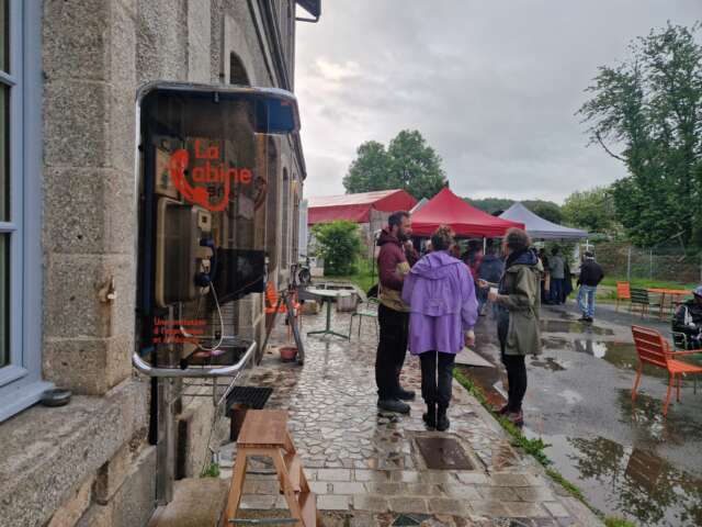 Quartier rouge - La Cabine - L'inauguration le 1er juin 2024. 