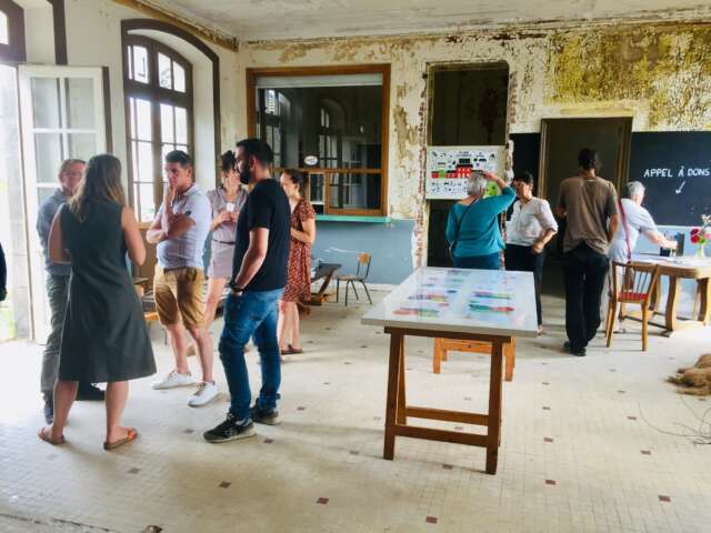 Quartier rouge - La gare en commun - Appel à dons pour la réhabilitation de la gare. 