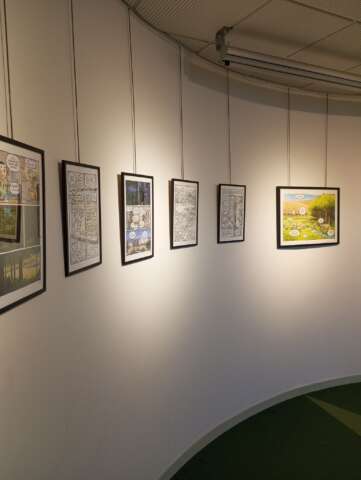 Quartier rouge - Au loup ! Chronique d'un retour - Exposition planches originales de la BD