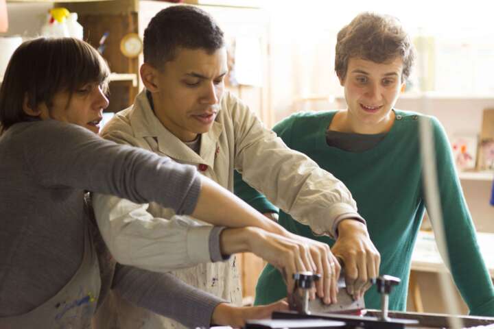 Quartier rouge - Les Harry's - Premier passages d'encre
