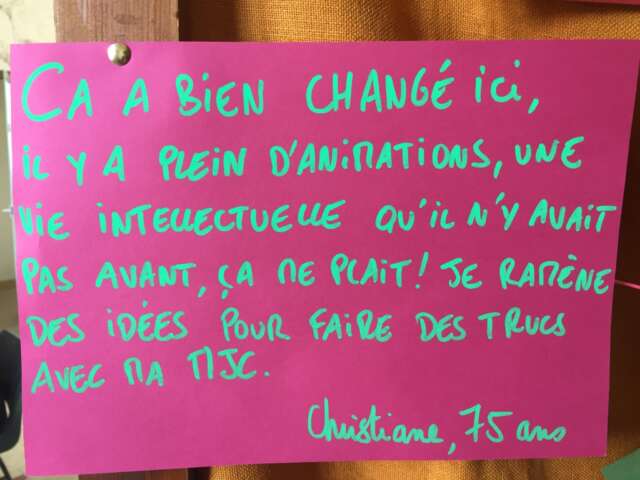Quartier rouge - Horizons géographiques # 2 - Felletin 2050 | Porteurs de paroles sur le marché de Felletin