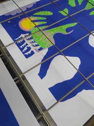 Quartier rouge - Mes insomnies  - Vues de l'atelier. Séchage des typons.