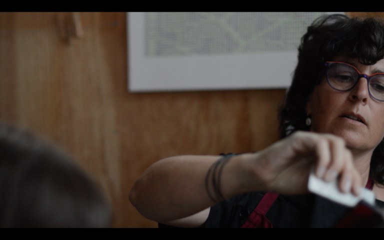 Quartier rouge - Exposé des motifs | Petits pois - Olive Martin. Premiers passages d'encre.