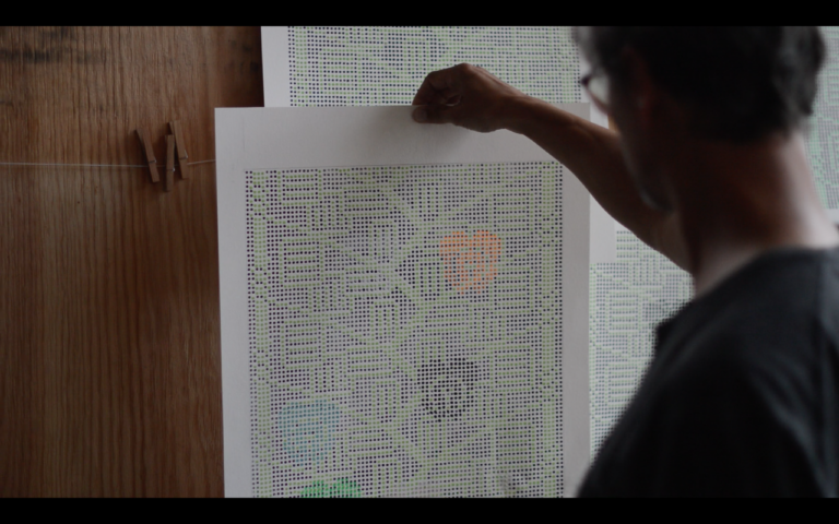 Quartier rouge - Exposé des motifs | Petits pois - Vues de l'atelier. Premiers passages