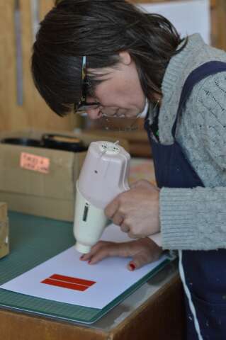Quartier rouge - Eclipse  - Recherches pour éclipse. Séchage;  palette de couleurs.