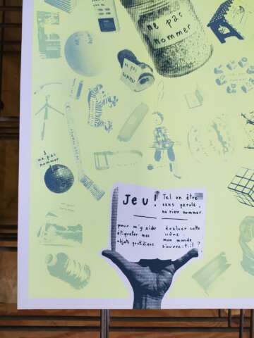 Quartier rouge - Ne pas nommer - Sérigraphie terminée. Détail