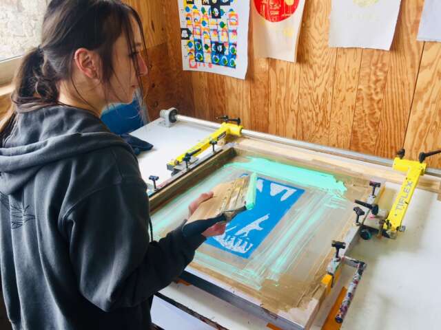 Quartier rouge - Mes insomnies  - Vues de l'atelier. Premiers passages d'encre