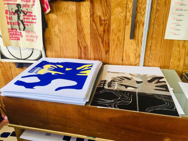 Quartier rouge - Mes insomnies  - Typons et cadres d'insolation.