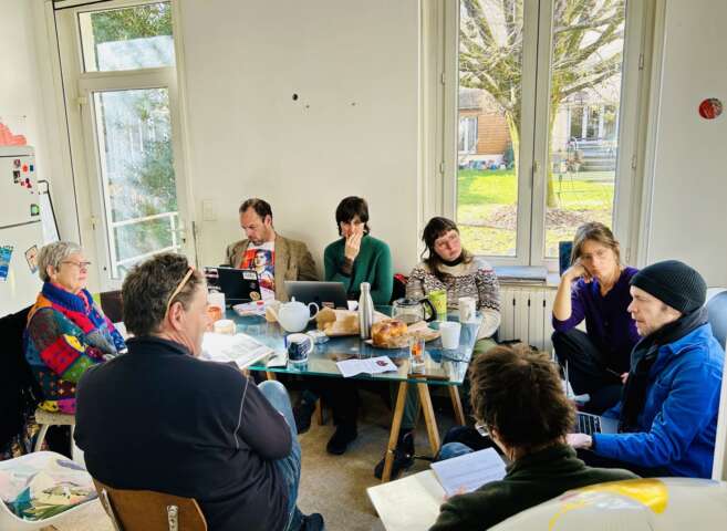 Quartier rouge - Appel à la Vienne - Février 2025. Rencontre avec les commanditaires pour finaliser le Cahier des charges à IF à Limoges.  