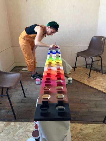 Quartier rouge - Horizons géographiques # 2 - Préparation pour le Jeu de peindre