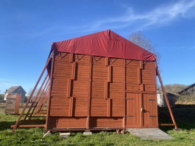Quartier rouge - La baraque à Mélies - La baraque à Méliès après sa restauration en 2025. 