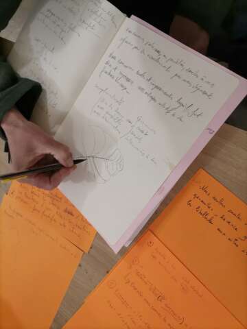 Quartier rouge - Appel à la Vienne - Deuxième atelier d'écriture du Cahier des charges avec les commanditaires. 