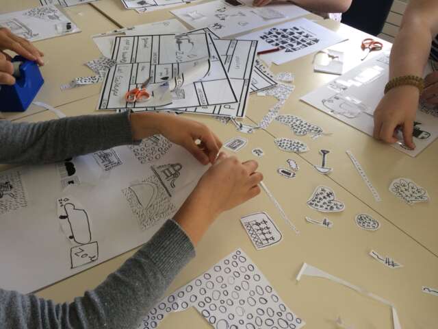 Quartier rouge - Atelier carto-typo