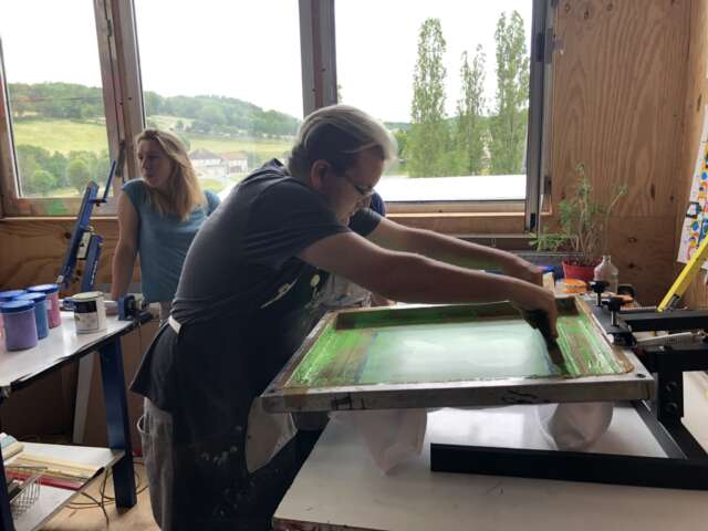 Quartier rouge - Atelier carto-typo