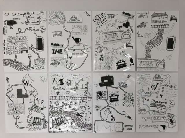 Quartier rouge - Atelier carto-typo