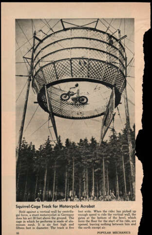 Quartier rouge - Le Mur de la Mort - Archive des premières attractions foraines baptisées Wall of Death. 